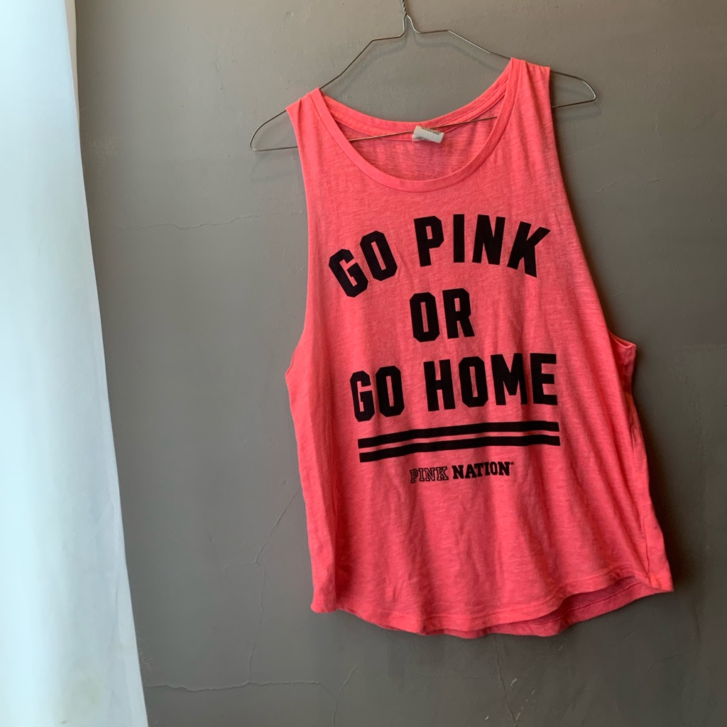 Pink Muscle Tee Xs